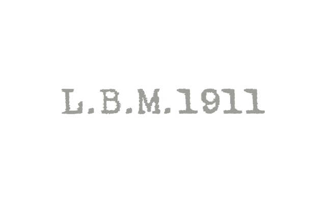 L.B.M. 1911